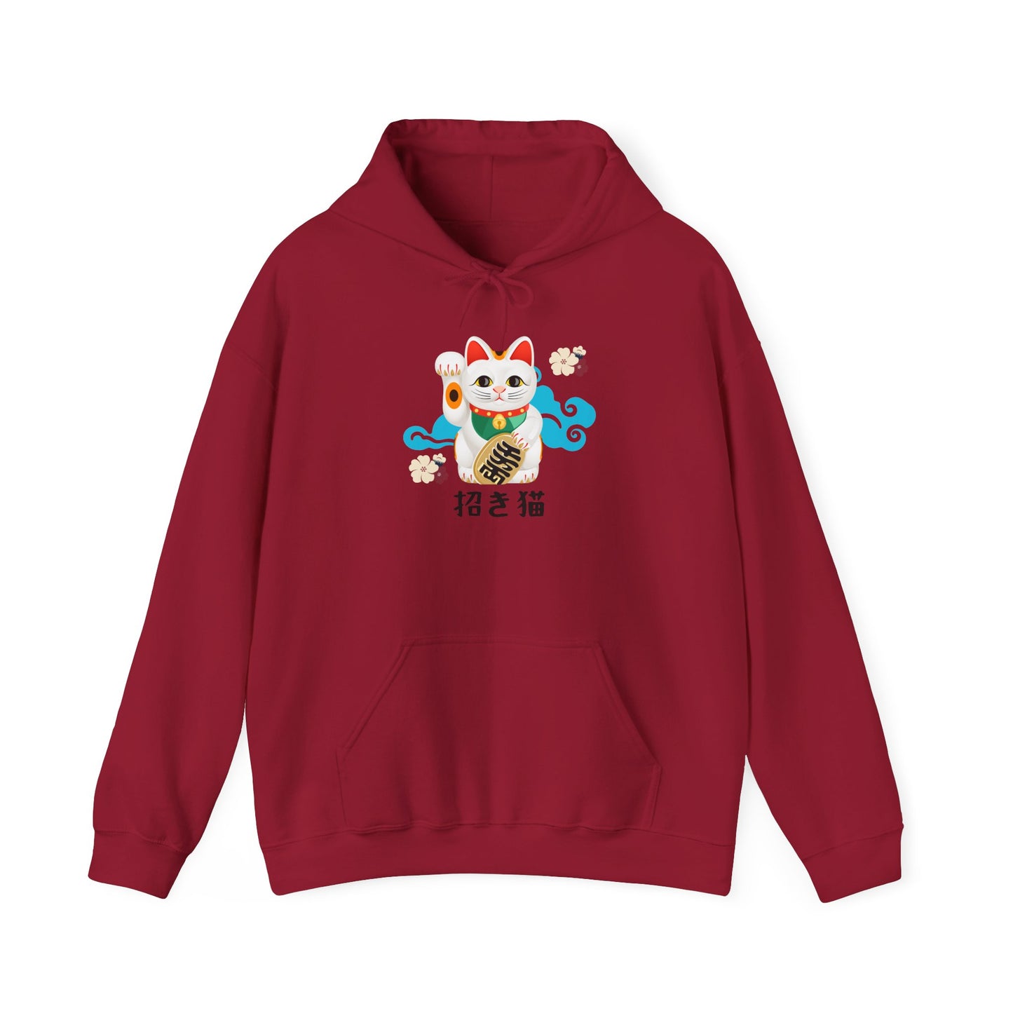 Lucky Cat - Unisex Heavy Blend™ Hoodie - Manekineko - Japanese