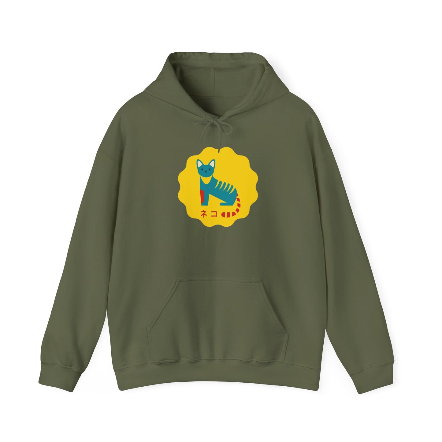 German Cat - Unisex Heavy Blend™ Hoodie - Neko - Japanese