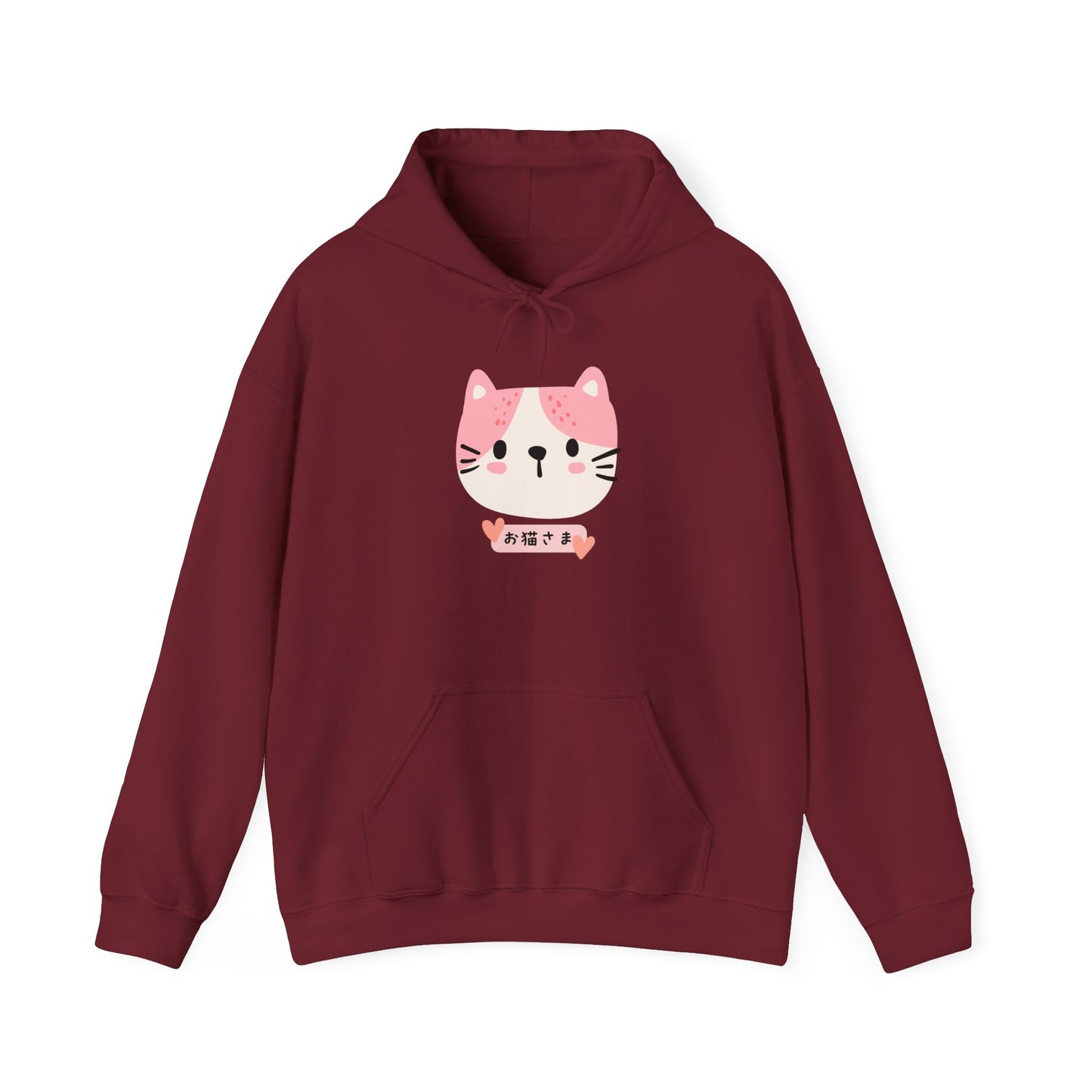 Dear Cat - Unisex Heavy Blend™ Hoodie - Oneko-sama - Cat Face - Japanese