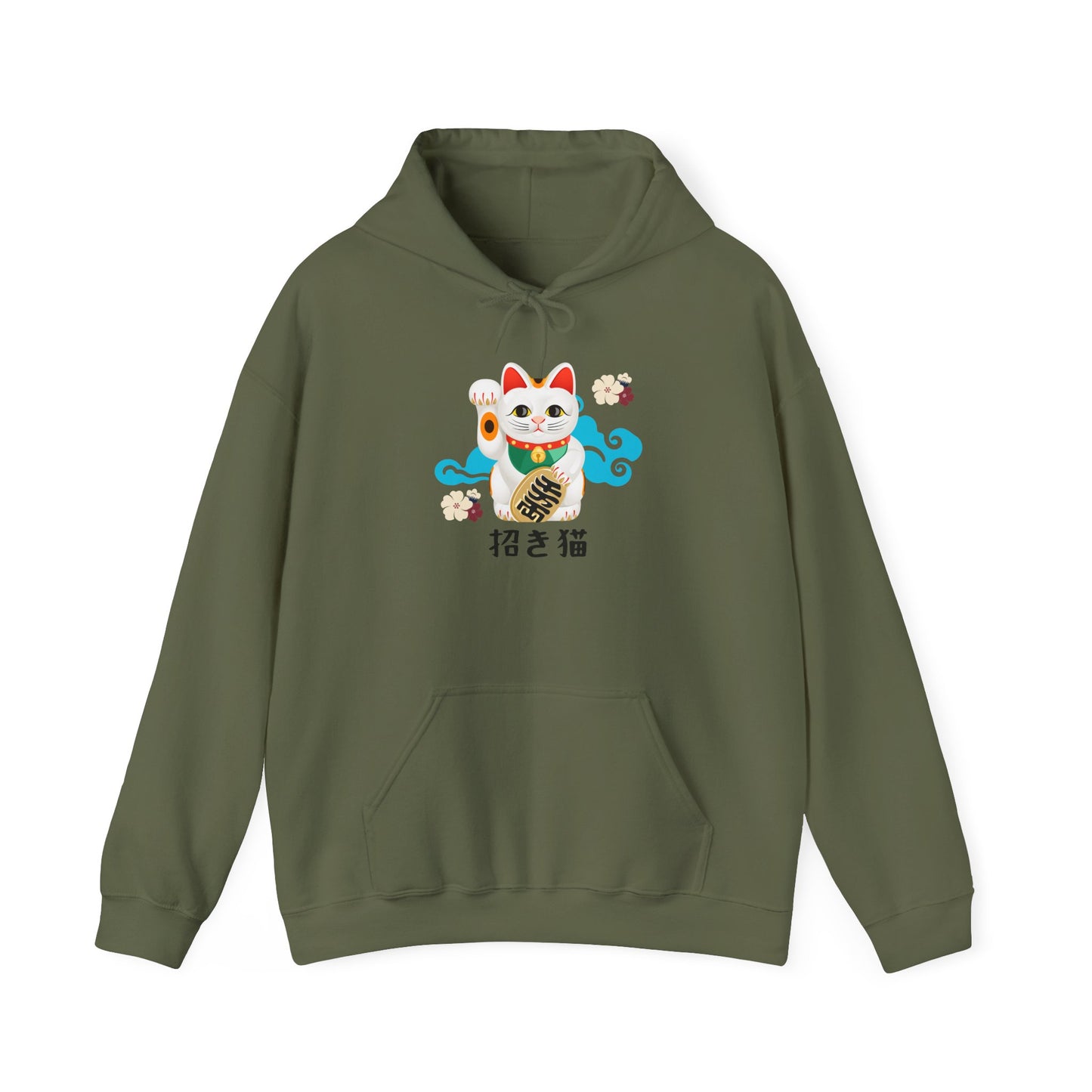 Lucky Cat - Unisex Heavy Blend™ Hoodie - Manekineko - Japanese