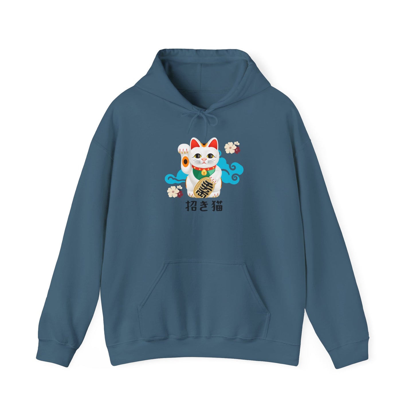 Lucky Cat - Unisex Heavy Blend™ Hoodie - Manekineko - Japanese