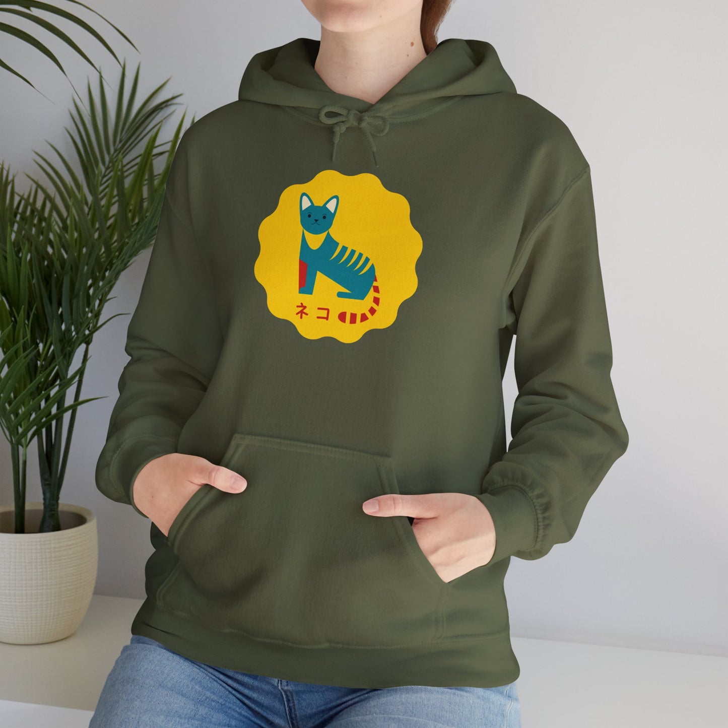 German Cat - Unisex Heavy Blend™ Hoodie - Neko - Japanese