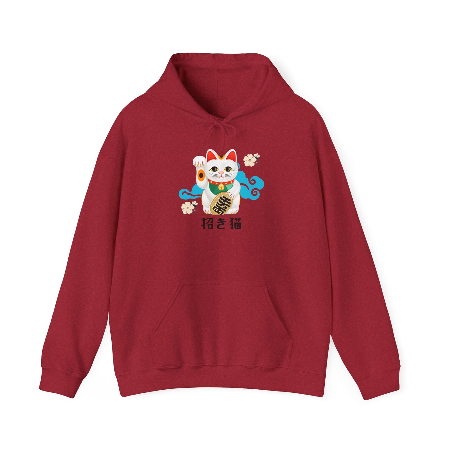 Lucky Cat - Unisex Heavy Blend™ Hoodie - Manekineko - Japanese