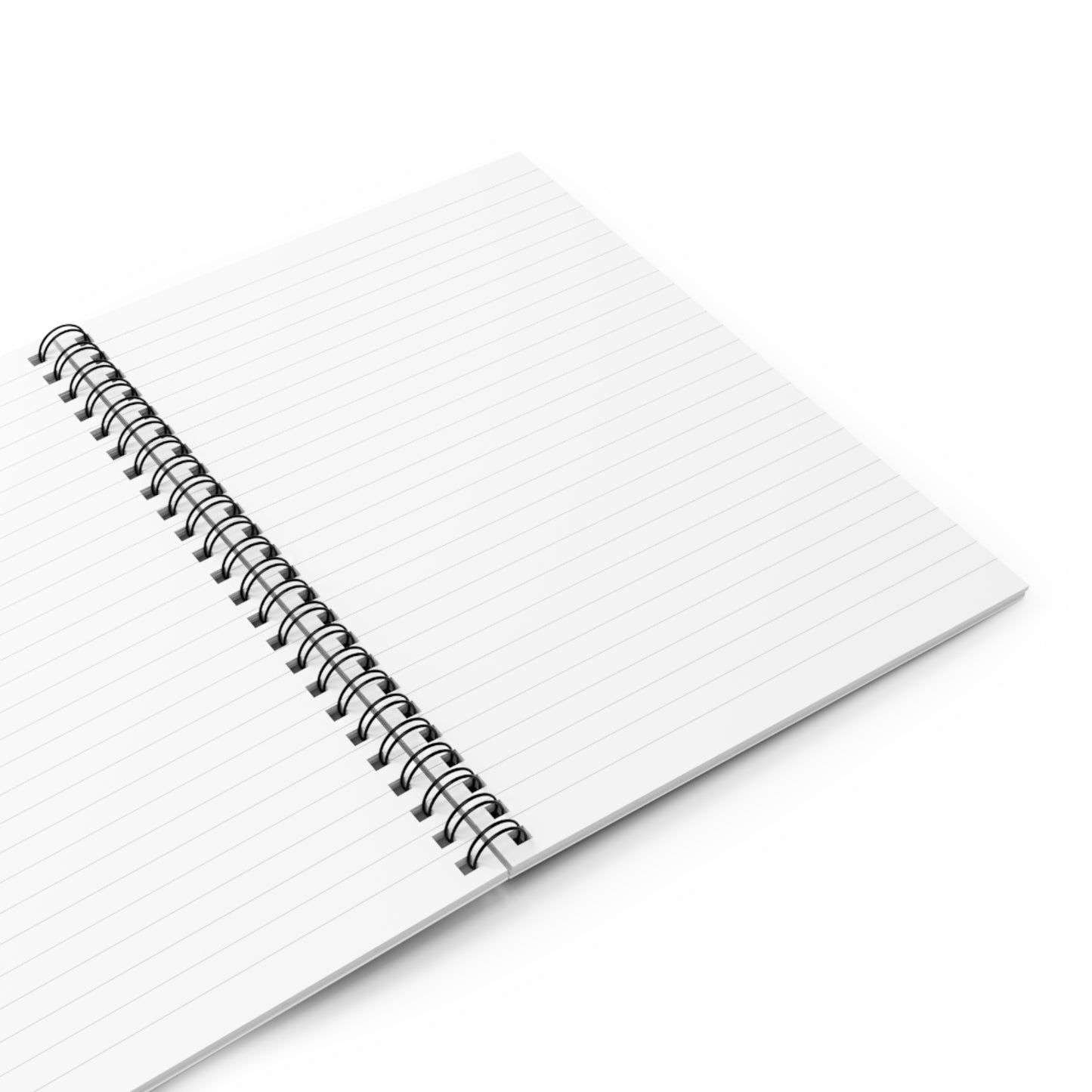 Spiral Lined Notebook - Don't Look, Don't Touch, Don't Even Come Closer (Light Pink)