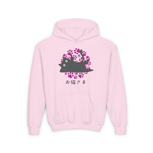 Dear Cat - Youth Heavy Blend Hooded Sweatshirt - Oneko-sama - Japanese