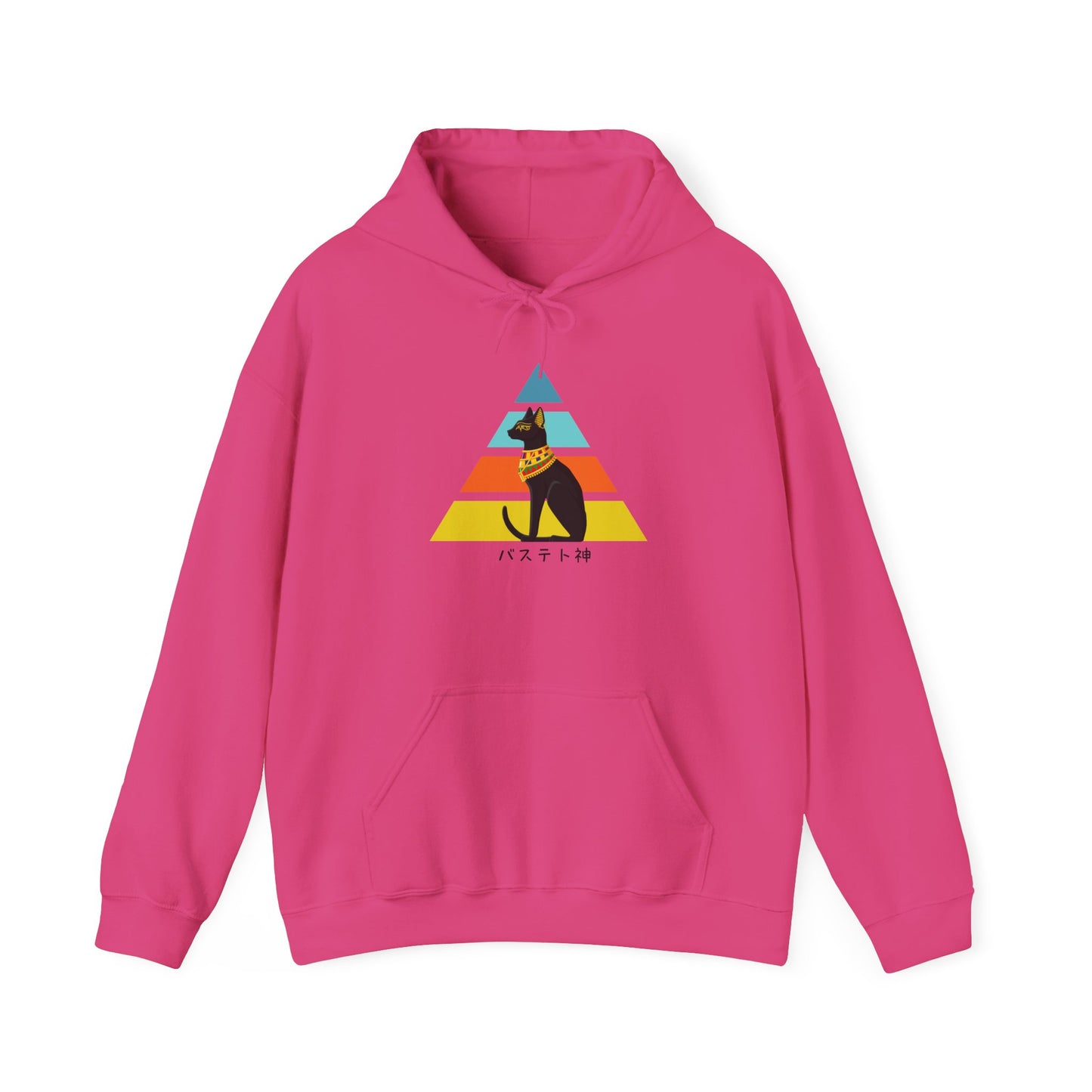 Bastet - Unisex Heavy Blend™ Hoodie - Ancient Egyptian - Japanese