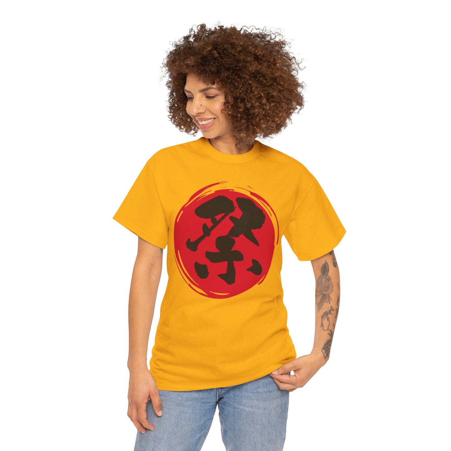 NekoPunch Original T-Shirt – "Festival" (祭) Japanese Calligraphy | Unisex Heavy Cotton Tee