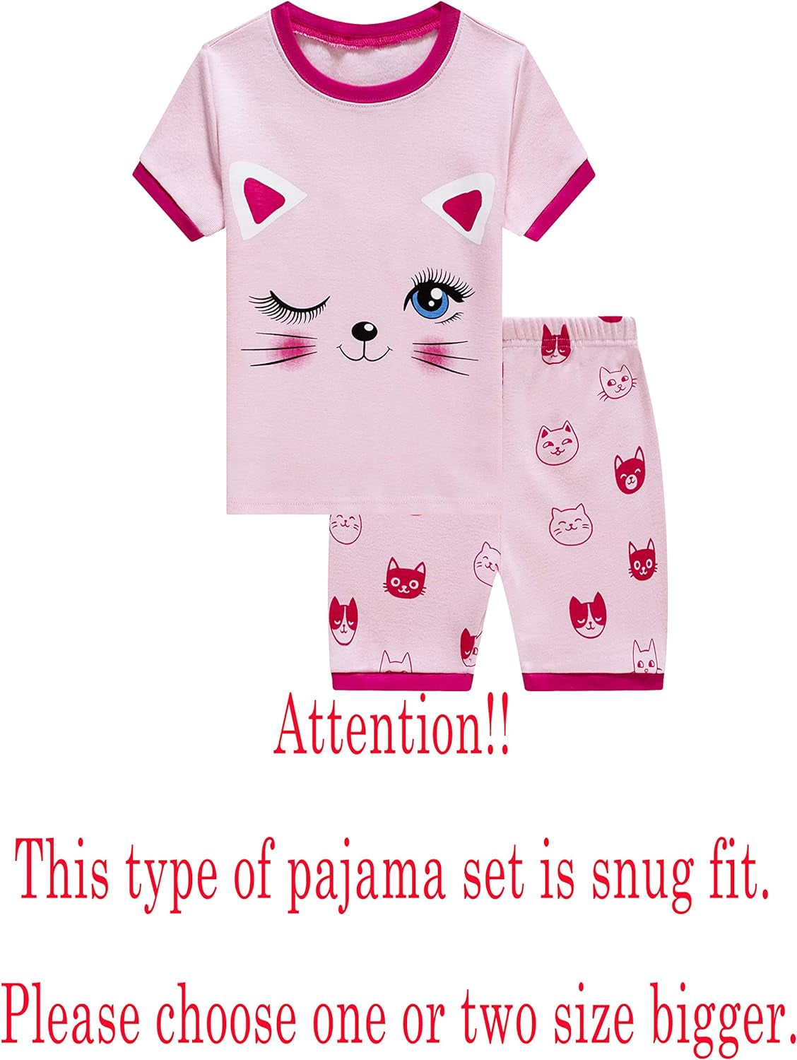 100% Cotton Kids Pajamas - Toddler Sleepwear