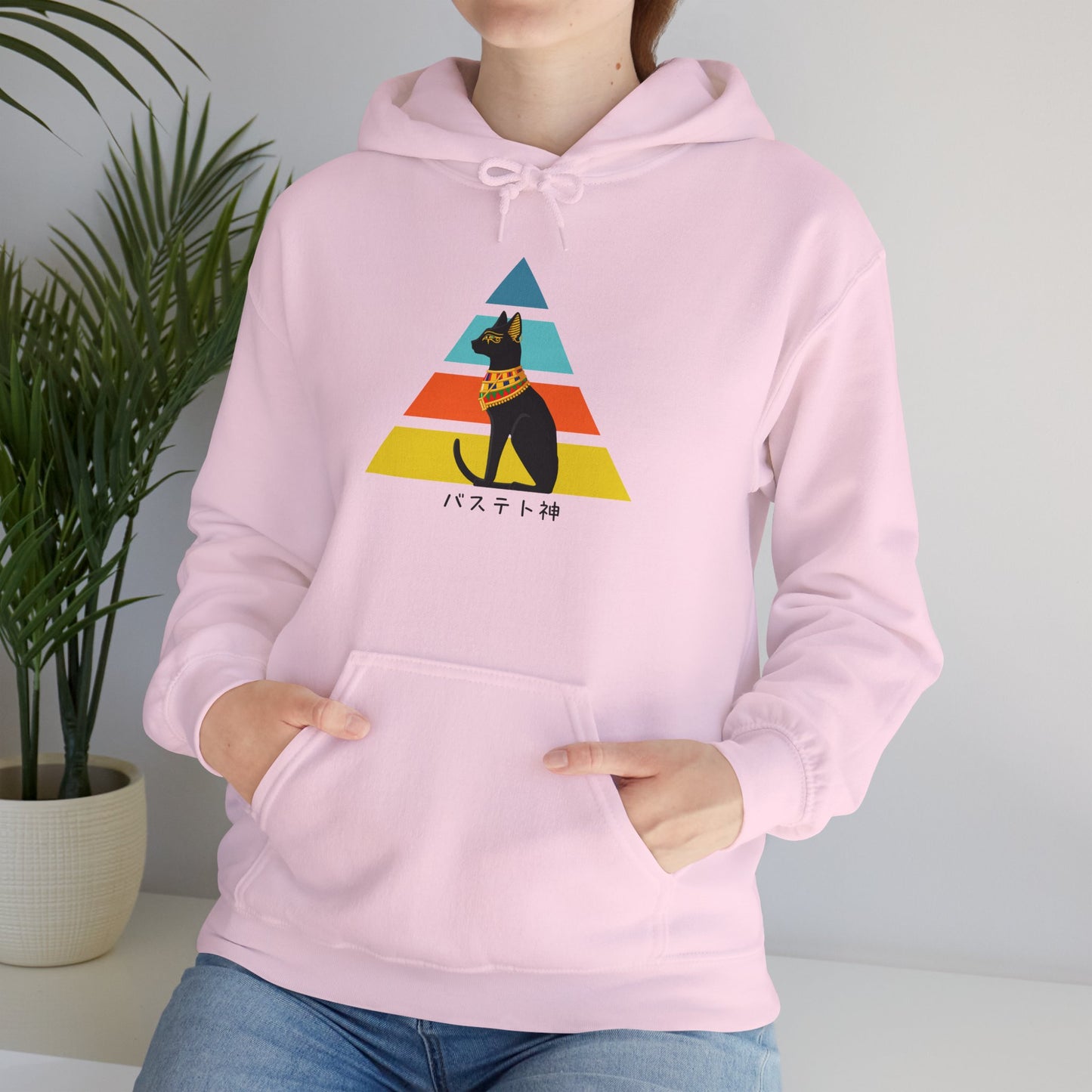 Bastet - Unisex Heavy Blend™ Hoodie - Ancient Egyptian - Japanese