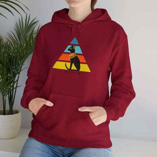 Bastet - Unisex Heavy Blend™ Hoodie - Ancient Egyptian - Japanese