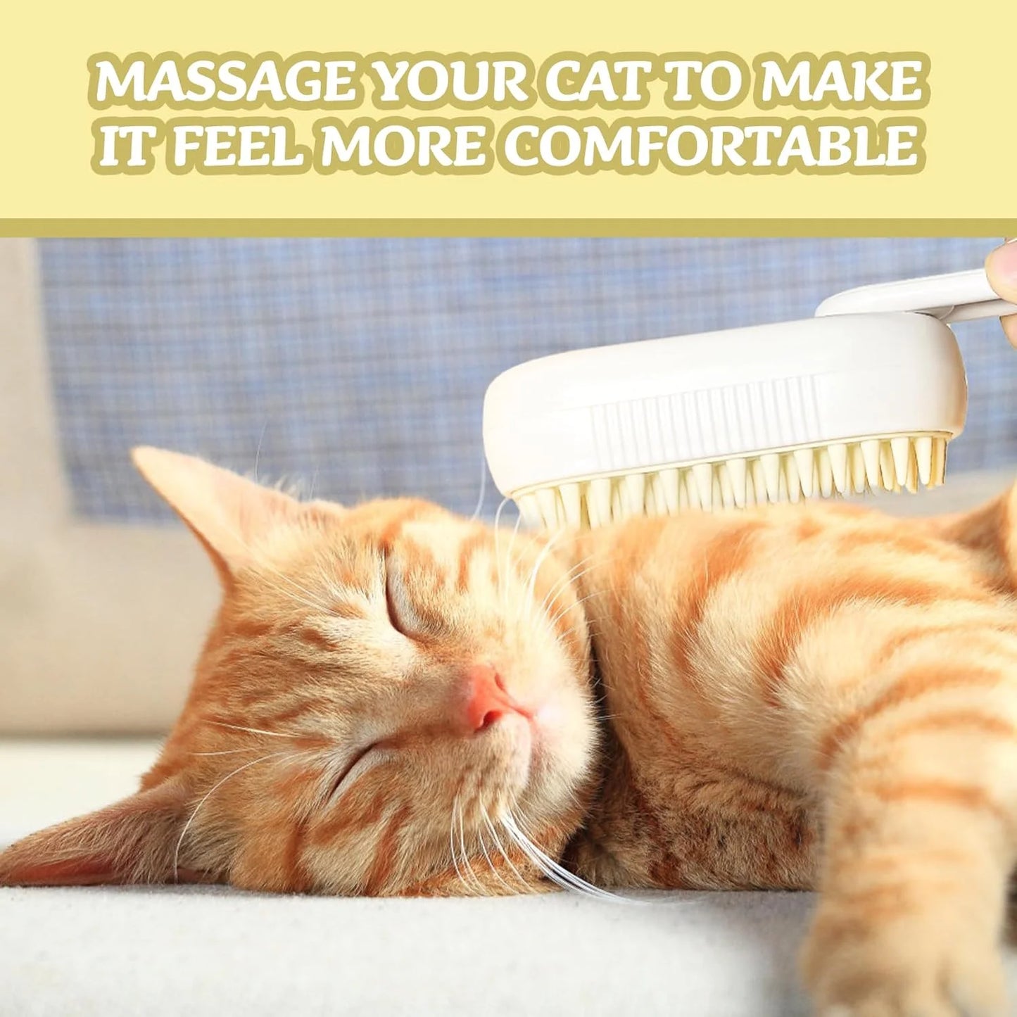 3-in-1 Steam Pet Brush