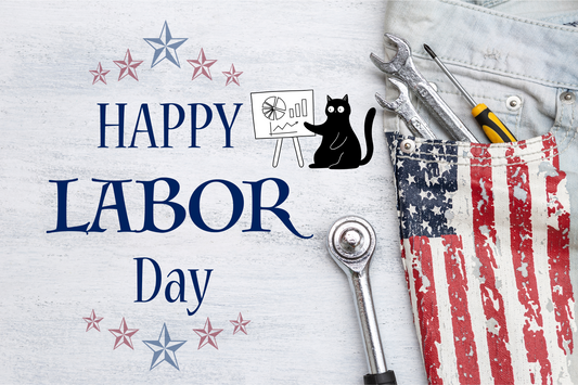 Labor Day: When Your Cat Decides to Join the Workforce