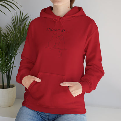 NekoPunch Original Hoodie – "AND JUST LIKE CATS" | Unisex Heavy Blend™