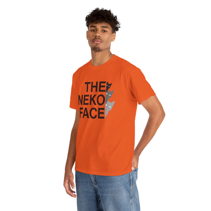 NekoPunch Original T-Shirt – “THE NEKO FACE” | Unisex Heavy Cotton Tee