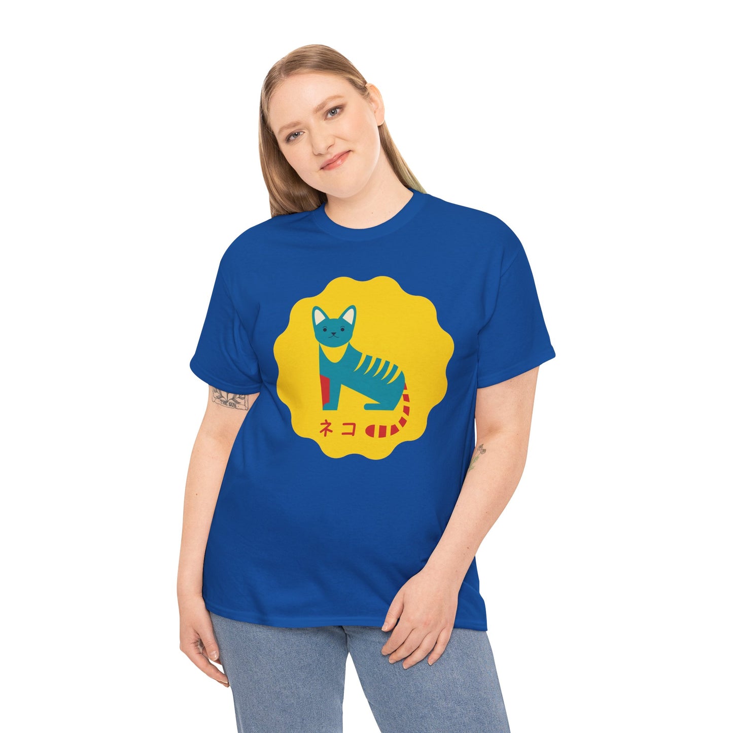 NekoPunch Original T-Shirt – “Cat” (ネコ) | Unisex Heavy Cotton Tee