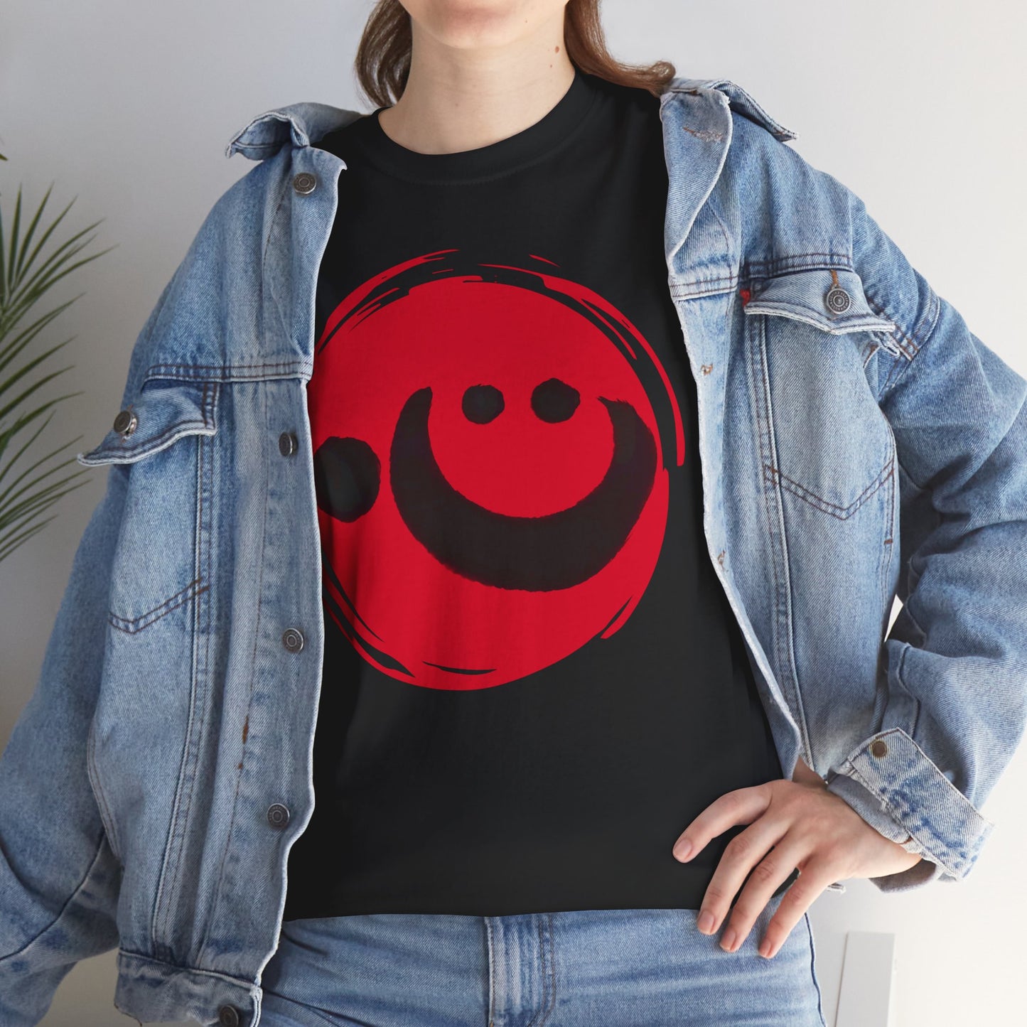NekoPunch Original T-Shirt – "Heart" (心) Japanese Calligraphy | Unisex Heavy Cotton Tee