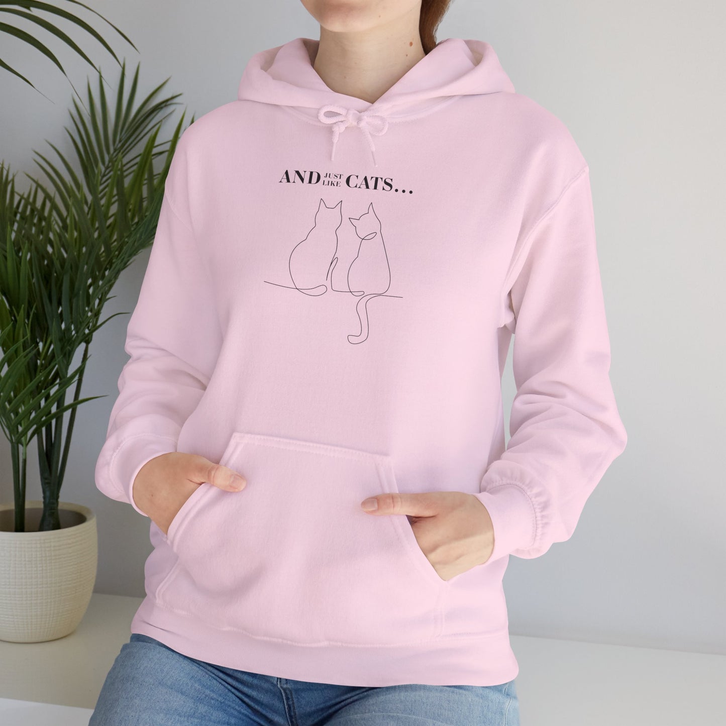 NekoPunch Original Hoodie – "AND JUST LIKE CATS" | Unisex Heavy Blend™