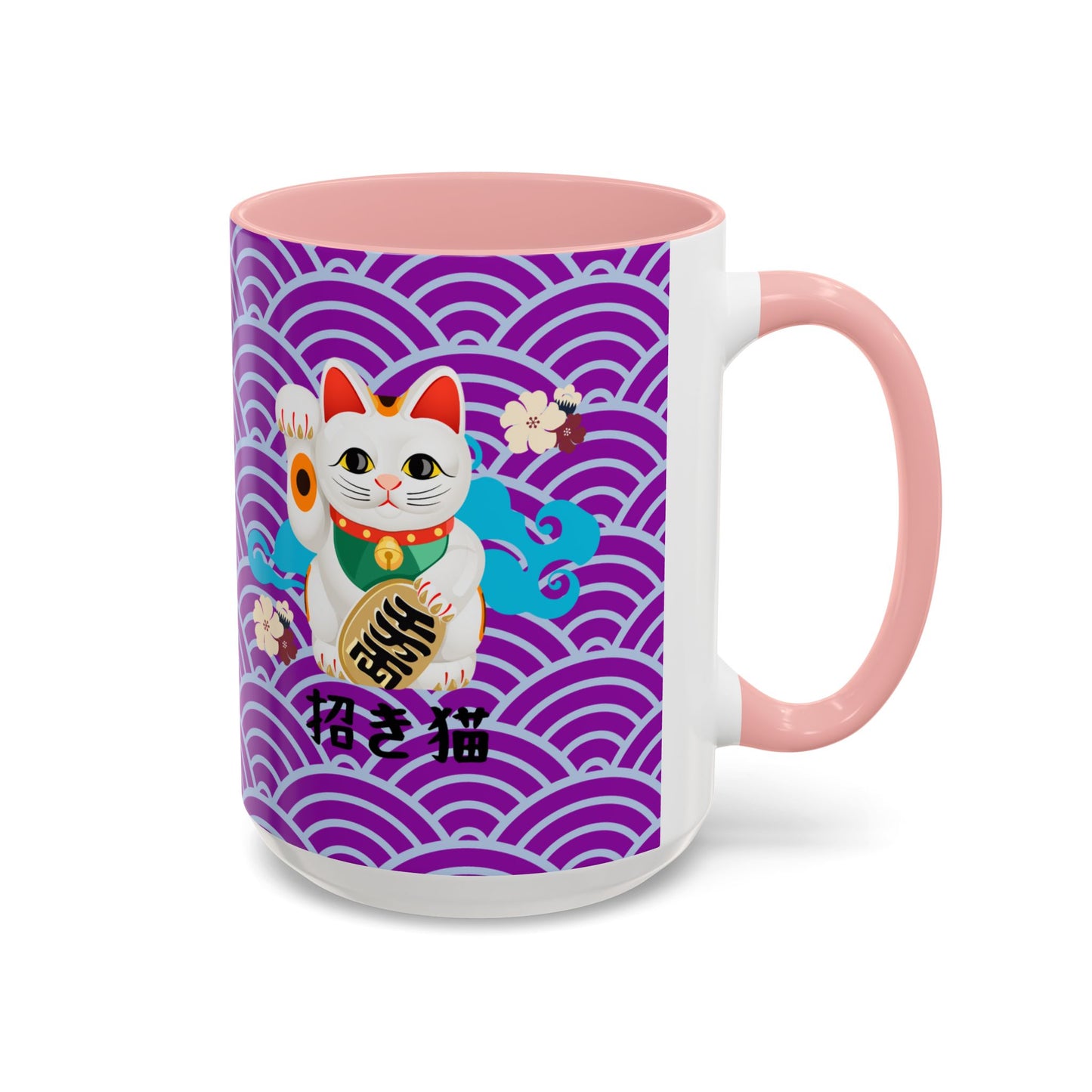 NekoPunch Original | 15oz Maneki Neko - Japanese Beckoning Cat Mug