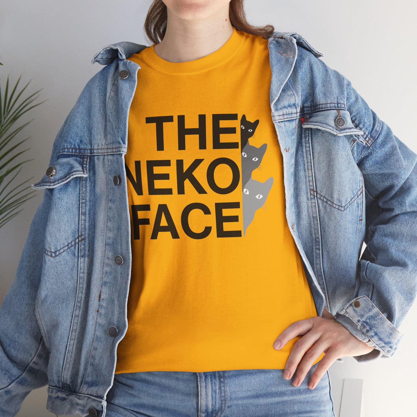 NekoPunch Original T-Shirt – “THE NEKO FACE” | Unisex Heavy Cotton Tee