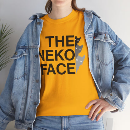NekoPunch Original T-Shirt – “THE NEKO FACE” | Unisex Heavy Cotton Tee