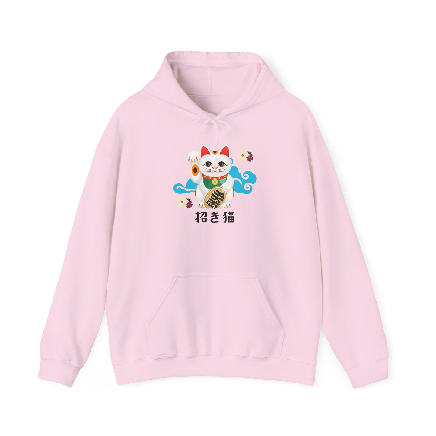 NekoPunch Original Hoodie – “Lucky Cat” (招き猫) | Unisex Heavy Blend™
