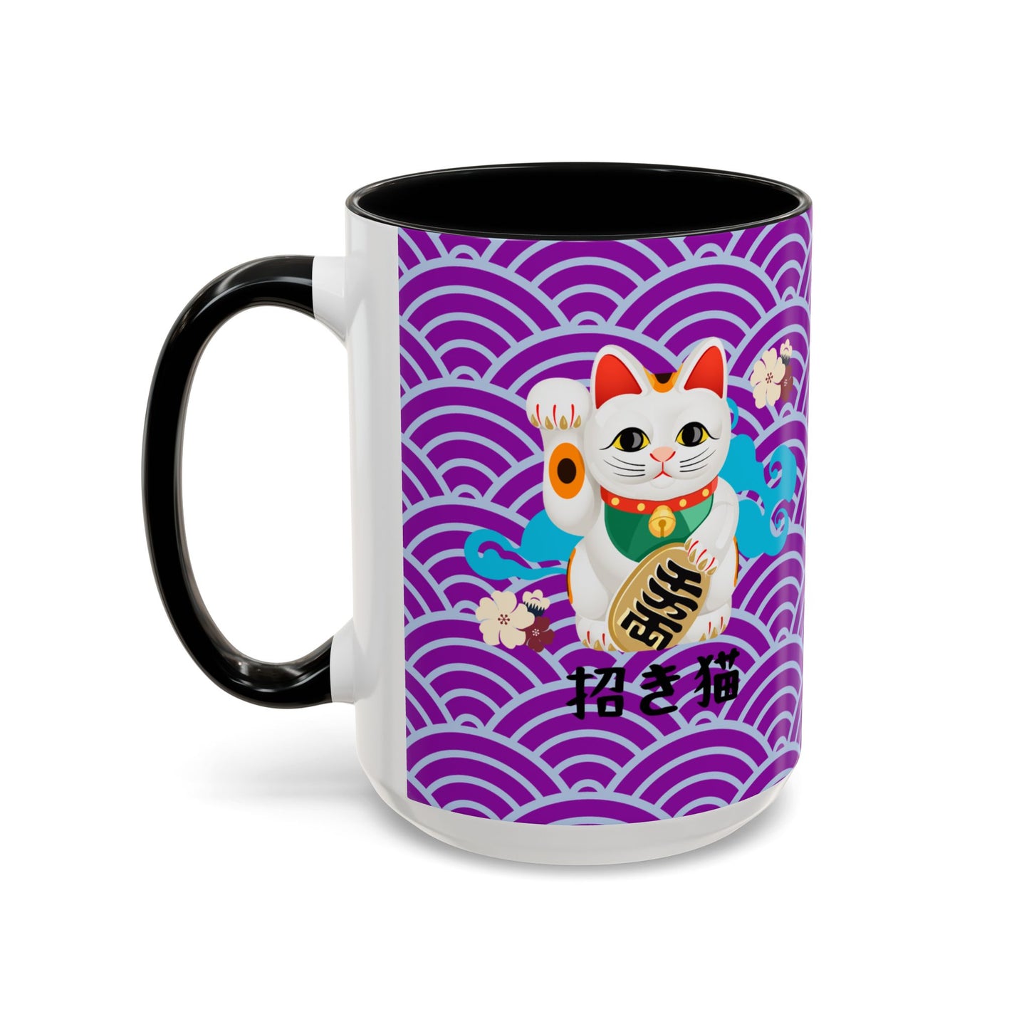 NekoPunch Original | 15oz Maneki Neko - Japanese Beckoning Cat Mug