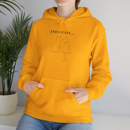 NekoPunch Original Hoodie – "AND JUST LIKE CATS" | Unisex Heavy Blend™
