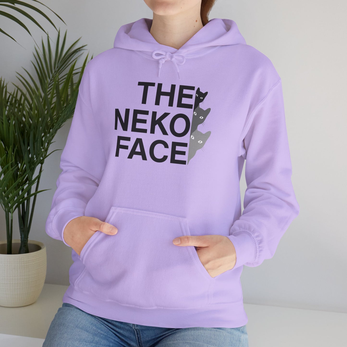 NekoPunch Original Hoodie – "THE NEKO FACE" | Unisex Heavy Blend™