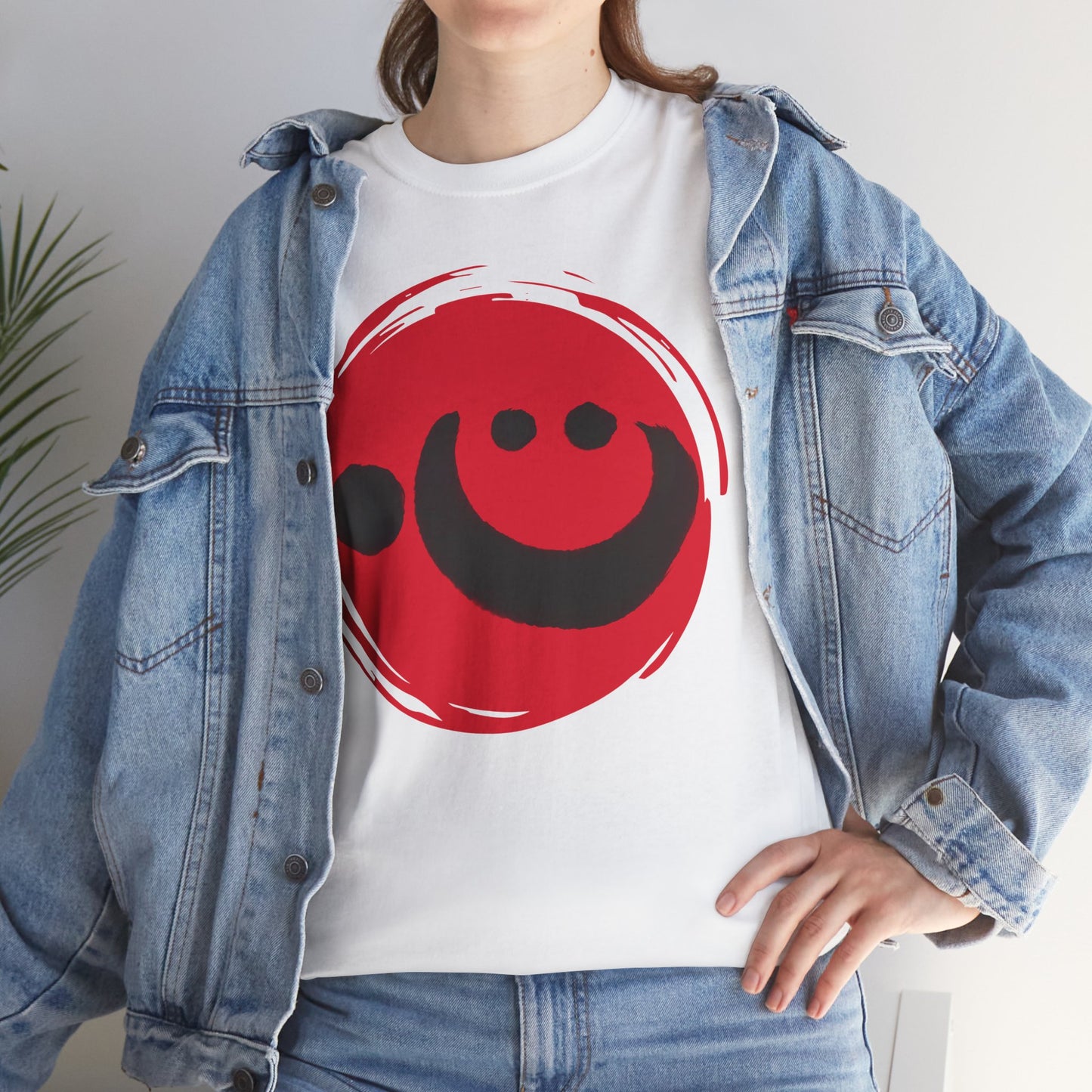 NekoPunch Original T-Shirt – "Heart" (心) Japanese Calligraphy | Unisex Heavy Cotton Tee