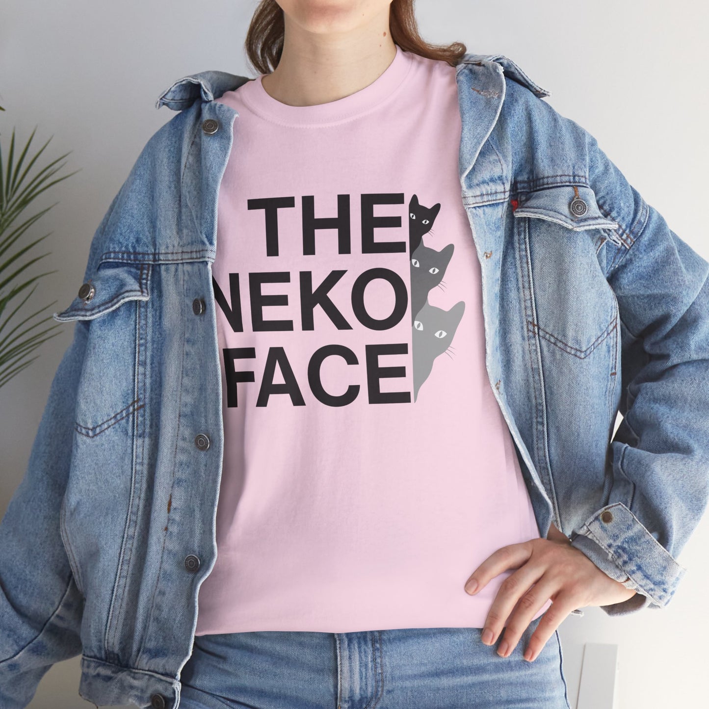 NekoPunch Original T-Shirt – “THE NEKO FACE” | Unisex Heavy Cotton Tee