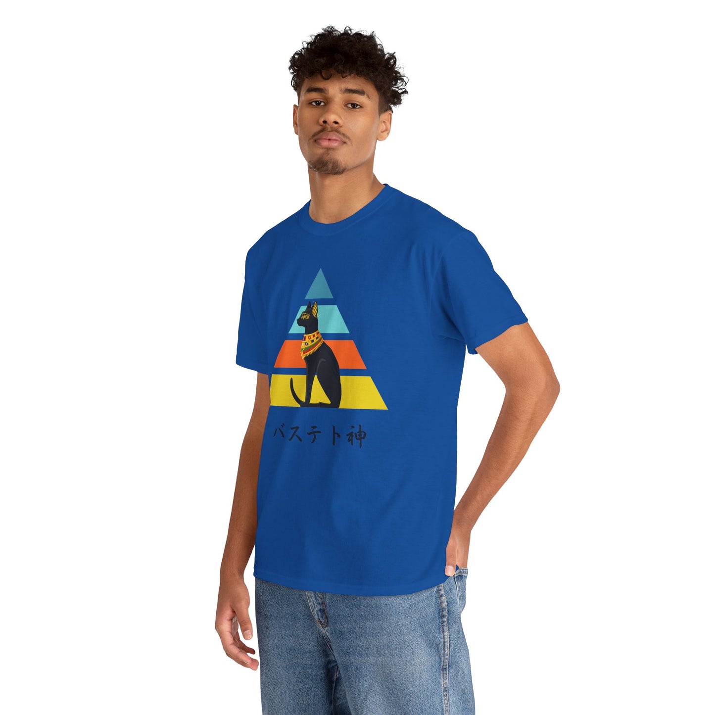 NekoPunch Original T-Shirt – “Bastet” (バステト神) | Unisex Heavy Cotton Tee