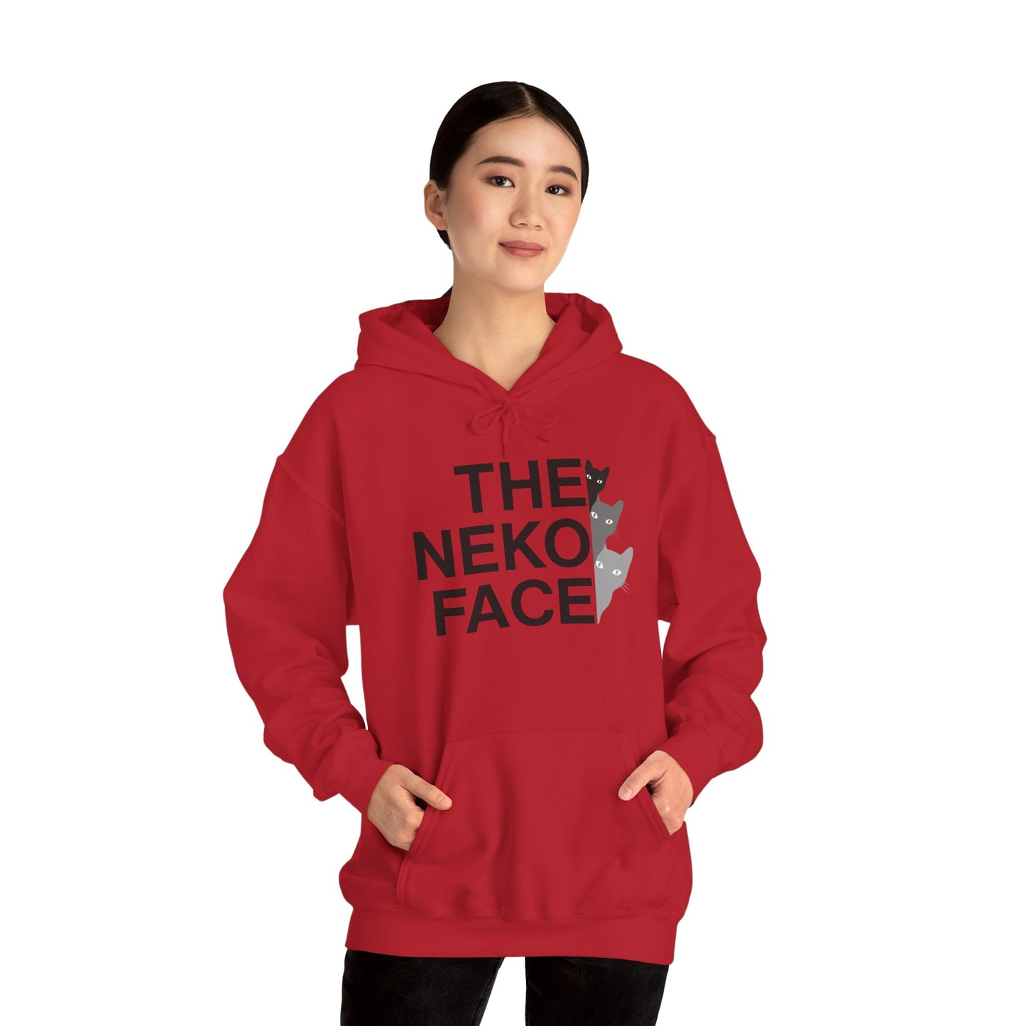 NekoPunch Original Hoodie – "THE NEKO FACE" | Unisex Heavy Blend™