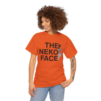 NekoPunch Original T-Shirt – “THE NEKO FACE” | Unisex Heavy Cotton Tee