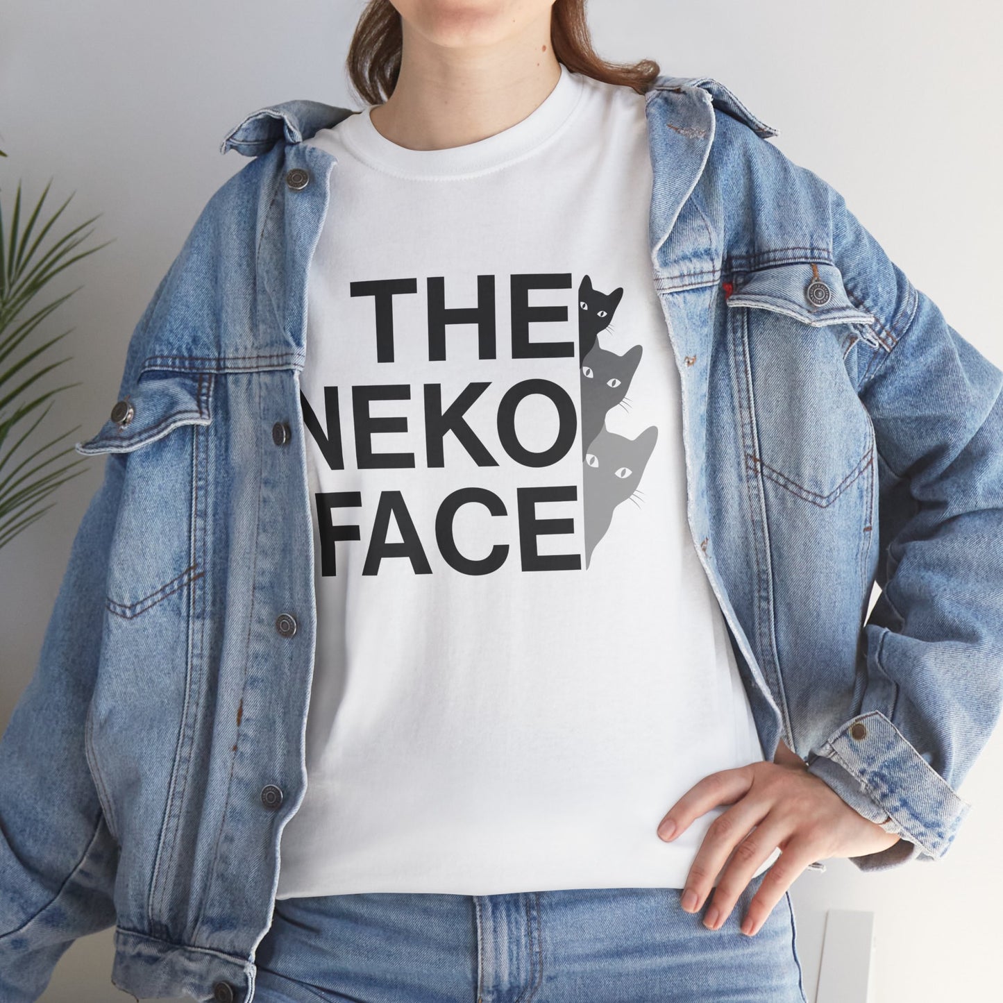 NekoPunch Original T-Shirt – “THE NEKO FACE” | Unisex Heavy Cotton Tee