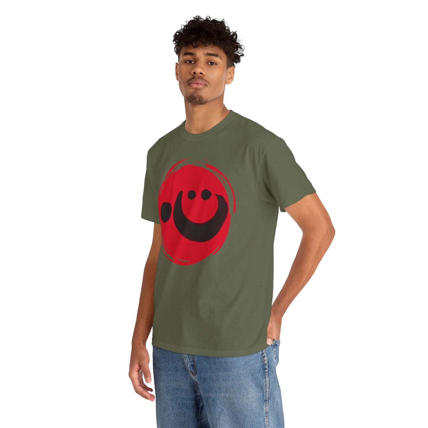 NekoPunch Original T-Shirt – "Heart" (心) Japanese Calligraphy | Unisex Heavy Cotton Tee