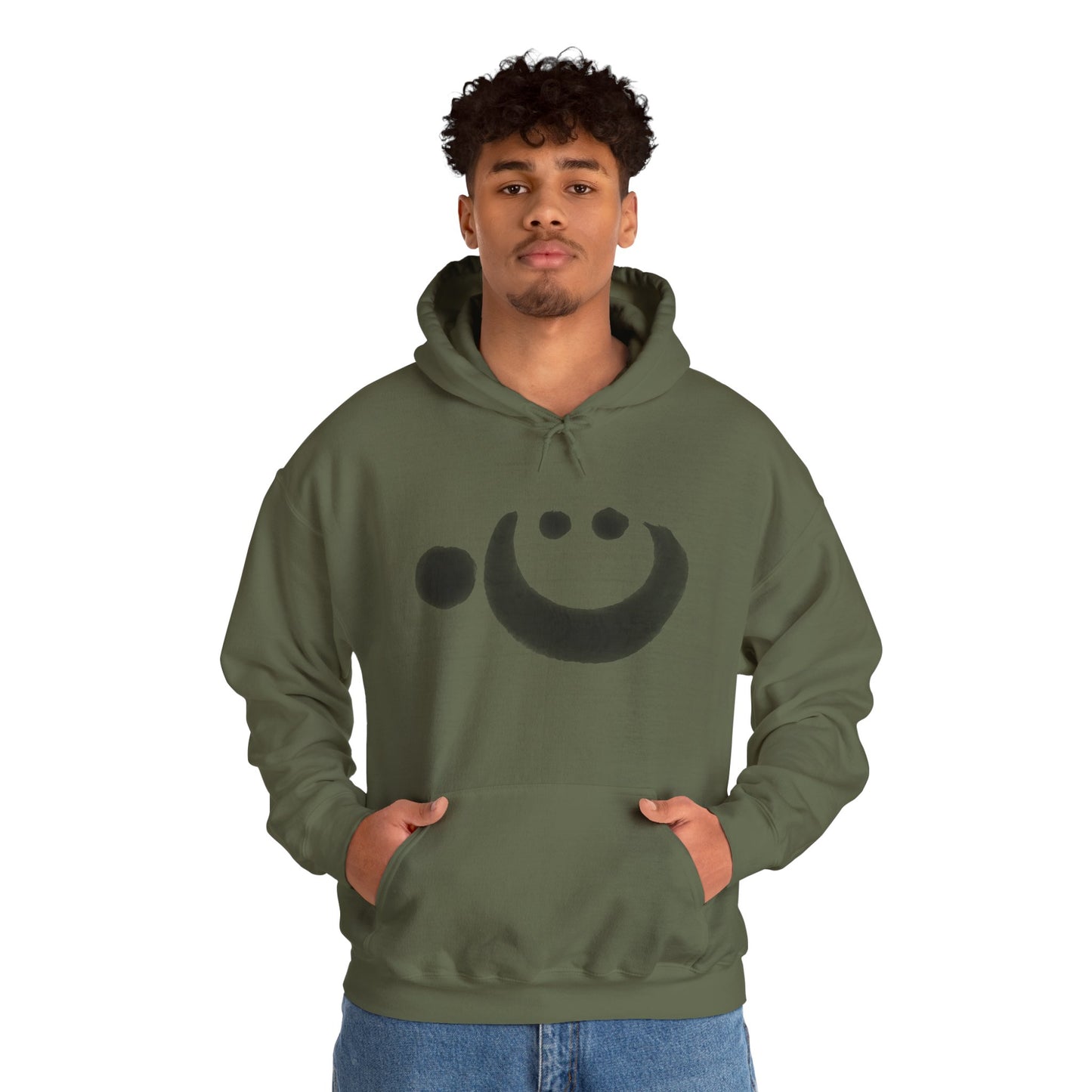 NekoPunch Original Hoodie – “Heart” (心) Japanese Calligraphy | Unisex Heavy Blend™