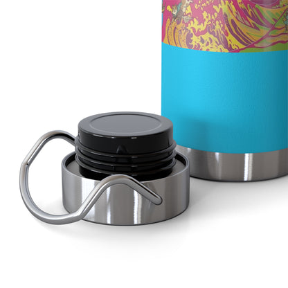 NekoPunch Original | 22oz Psychedelic Ocean Wave Copper Insulated Bottle