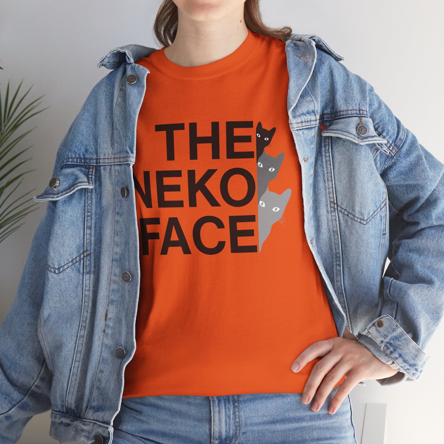 NekoPunch Original T-Shirt – “THE NEKO FACE” | Unisex Heavy Cotton Tee