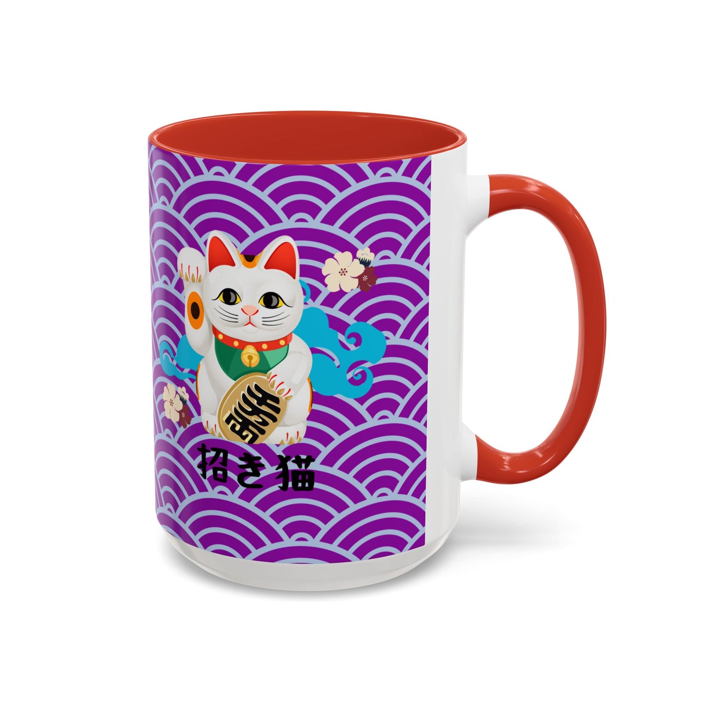 NekoPunch Original | 15oz Maneki Neko - Japanese Beckoning Cat Mug