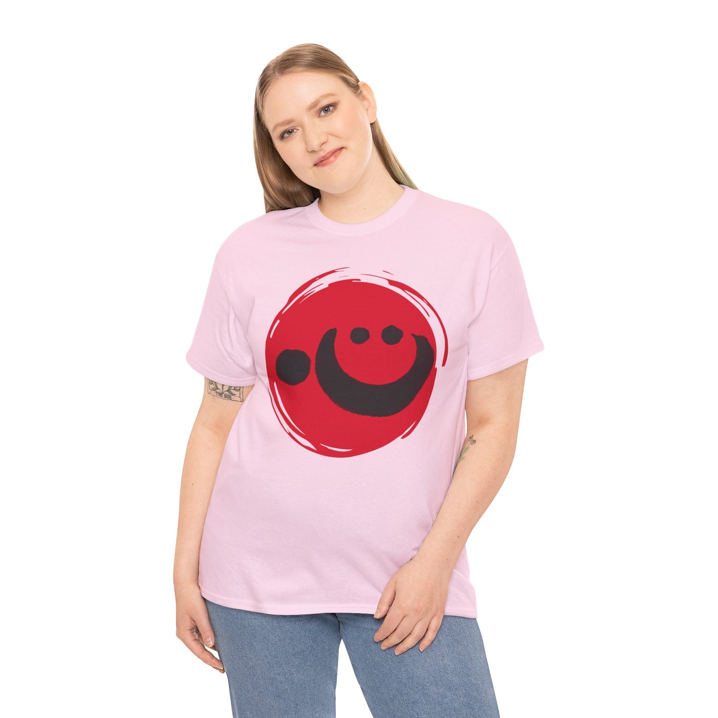 NekoPunch Original T-Shirt – "Heart" (心) Japanese Calligraphy | Unisex Heavy Cotton Tee