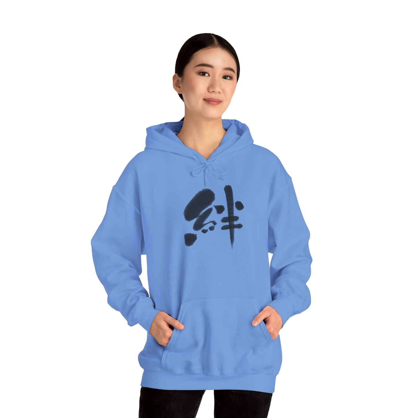 NekoPunch Original Hoodie – “Bond” (絆) Japanese Calligraphy | Unisex Heavy Blend™