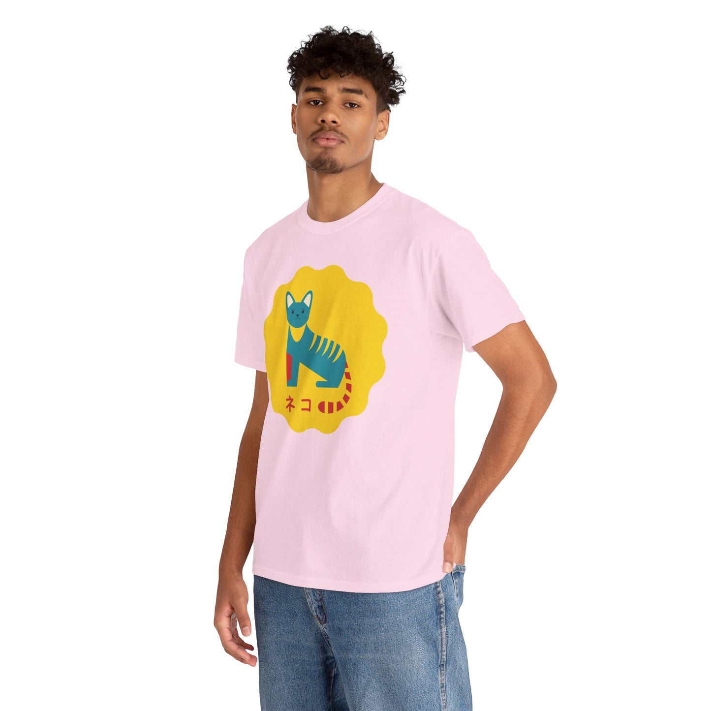 NekoPunch Original T-Shirt – “Cat” (ネコ) | Unisex Heavy Cotton Tee