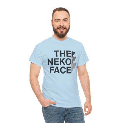 NekoPunch Original T-Shirt – “THE NEKO FACE” | Unisex Heavy Cotton Tee