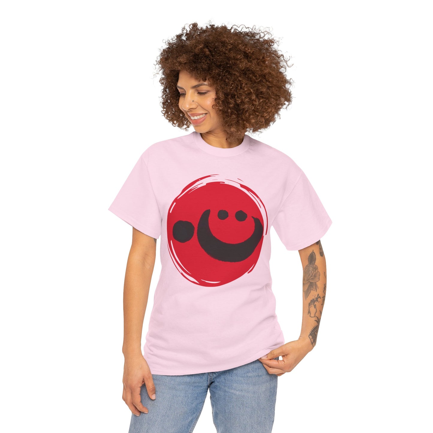 NekoPunch Original T-Shirt – "Heart" (心) Japanese Calligraphy | Unisex Heavy Cotton Tee