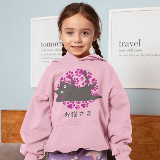 Dear Cat - Youth Heavy Blend Hooded Sweatshirt - Oneko-sama - Japanese