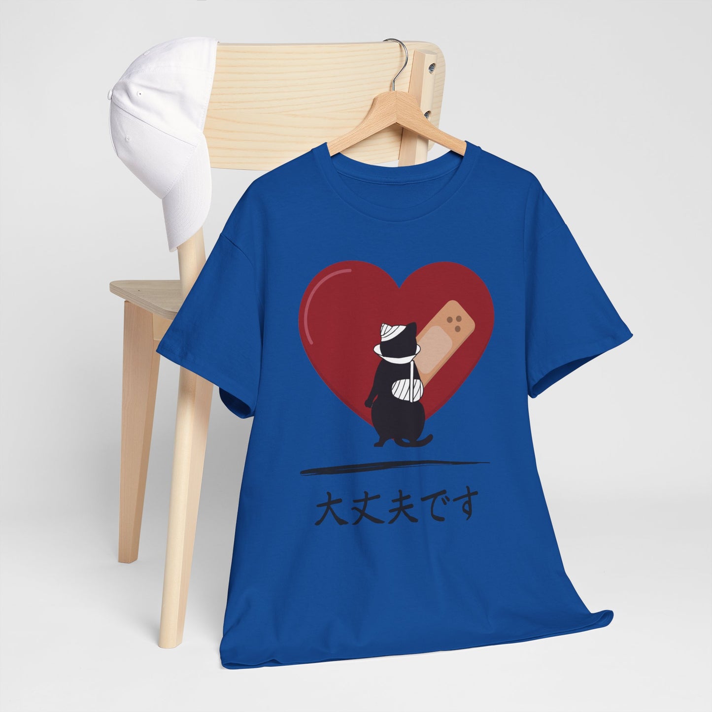 NekoPunch Original T-Shirt – “I Am Okay” (大丈夫です) | Unisex Heavy Cotton Tee