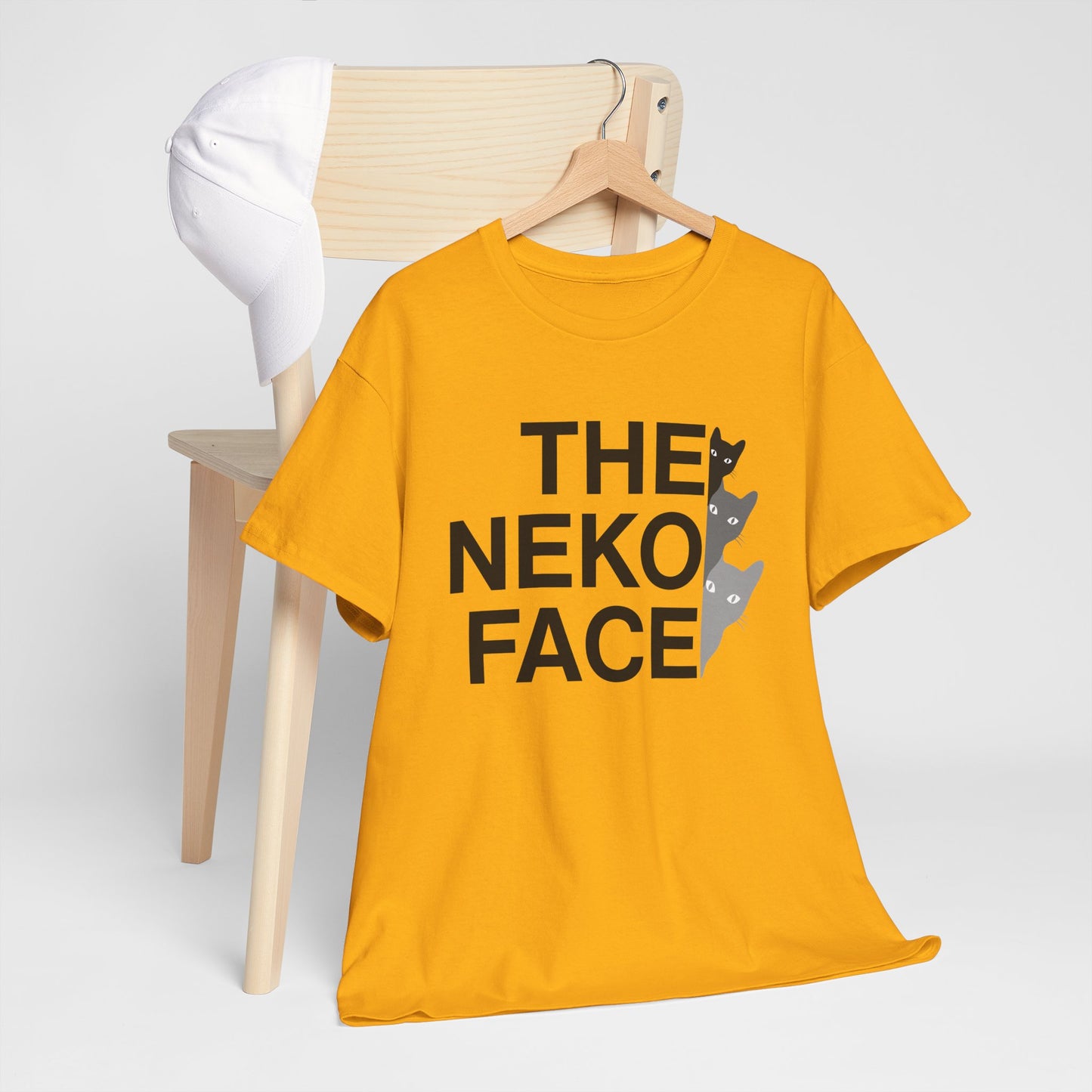 NekoPunch Original T-Shirt – “THE NEKO FACE” | Unisex Heavy Cotton Tee
