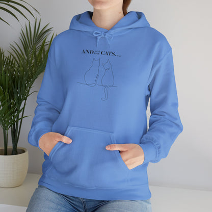 NekoPunch Original Hoodie – "AND JUST LIKE CATS" | Unisex Heavy Blend™