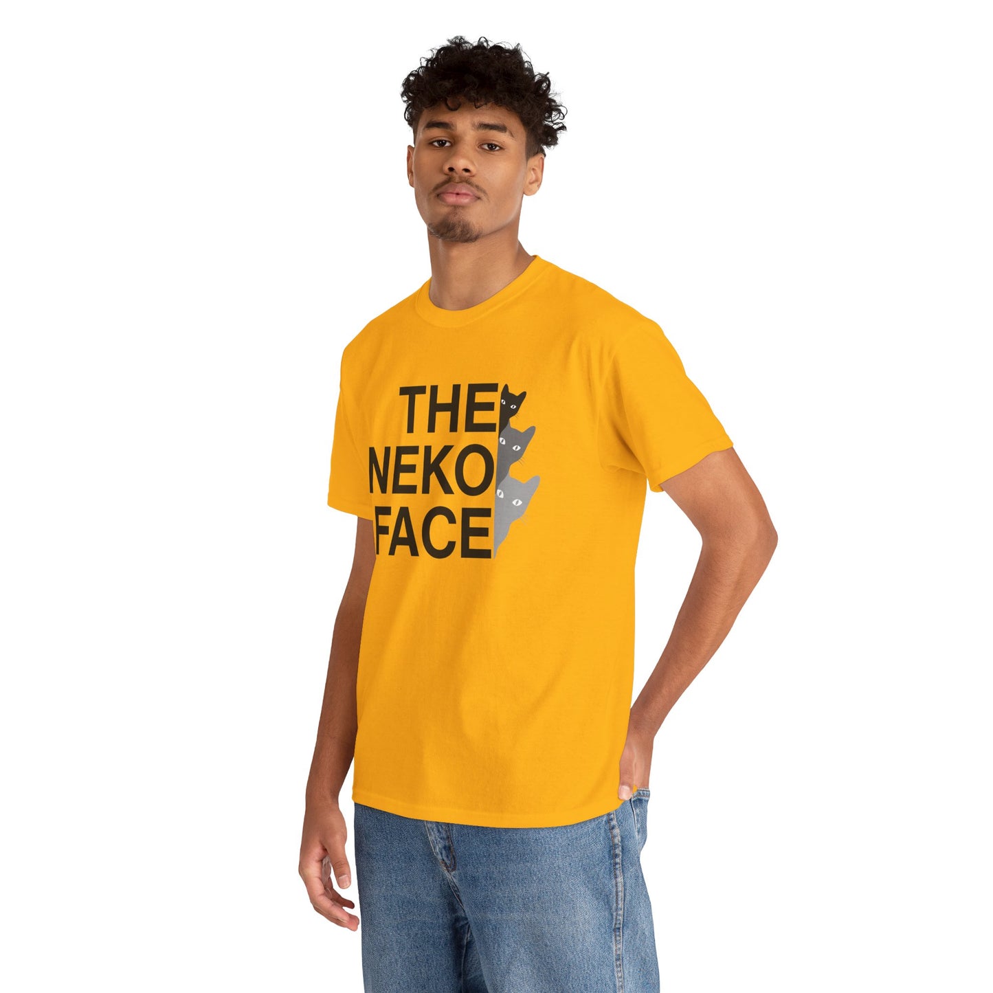 NekoPunch Original T-Shirt – “THE NEKO FACE” | Unisex Heavy Cotton Tee