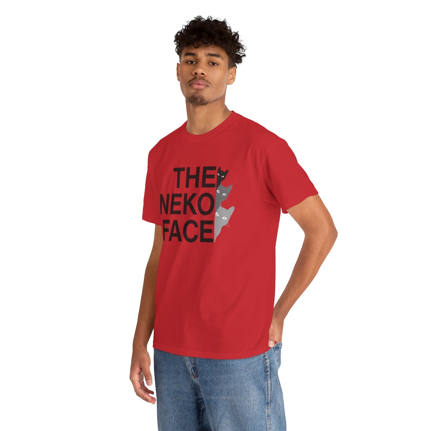 NekoPunch Original T-Shirt – “THE NEKO FACE” | Unisex Heavy Cotton Tee